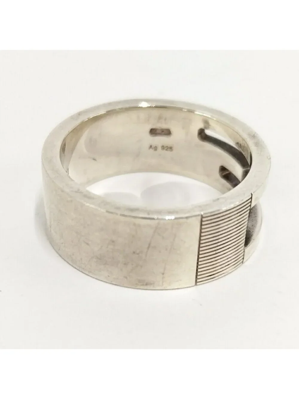 Gucci Ring Brandet Silver